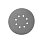 Диск шлифовальный на пленочной основе Sandwox 235 Grey Zirconia 8 отв. (125мм, Р1200, 100шт) 235.125.1200.08