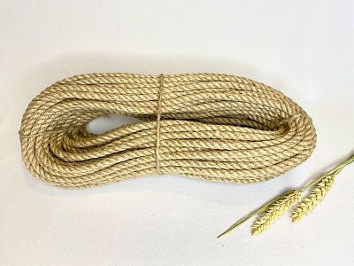 Веревка джутовая для когтеточки д-6 мм намотка 25 м купить в  Санкт-Петербурге по выгодной цене, оптом и в розницу